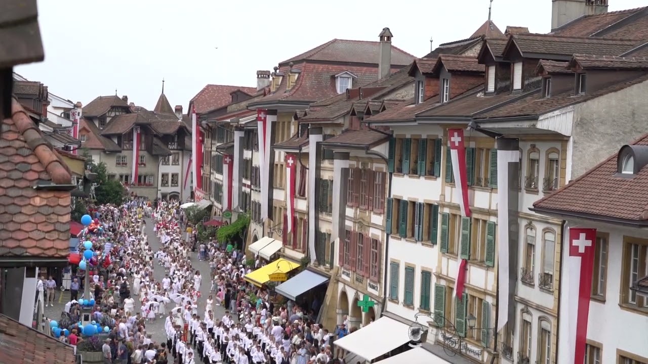 Solenität Murten 2023 Umzug Morgen