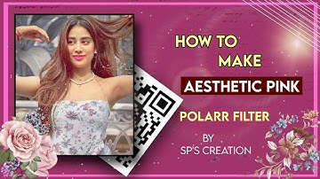 how to make aesthetic pink polarrfilter #polarrfilter #polarrapp #polarrfilters