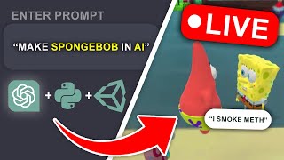 This is How They Made an Ai Spongebob Livestream
