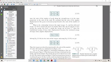 Rotational mechanical systems with gears