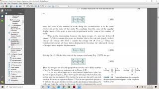 Rotational mechanical systems with gears