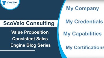 Value Proposition Consistent Sales Engine Blog Series