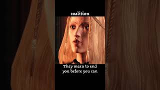 coalition — Dragon age : Awakening dialogue scene