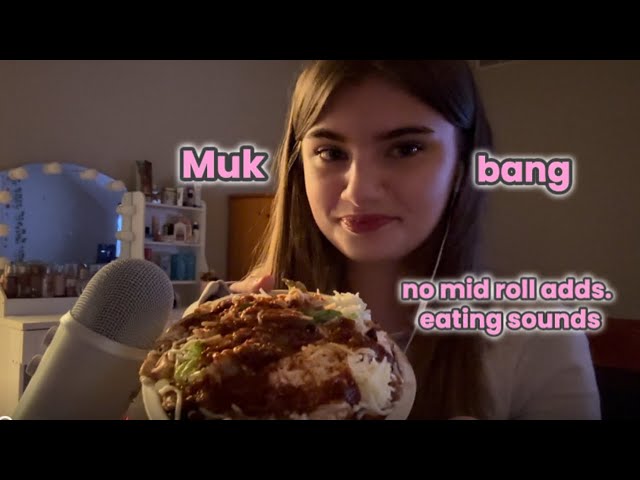 Eat a LOADED bowl chipotle w/me ASMR mukbang