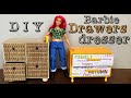 DIY Barbie Drawers Dresser