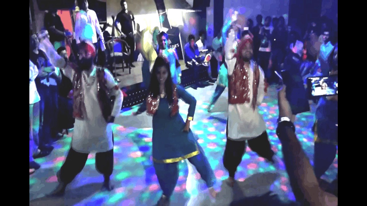 Bhangra Performance on Lakshya Digital 12th Anniversary at Bottles and