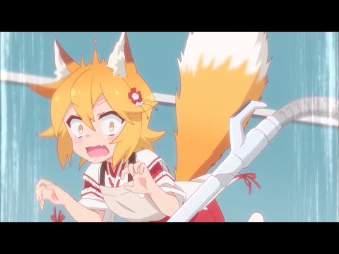 Senko vs. the Vacuum | The Helpful Fox Senko-san (SimulDub Clip)