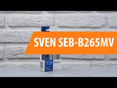Распаковка наушников SVEN SEB-B265MV / Unboxing SVEN SEB-B265MV