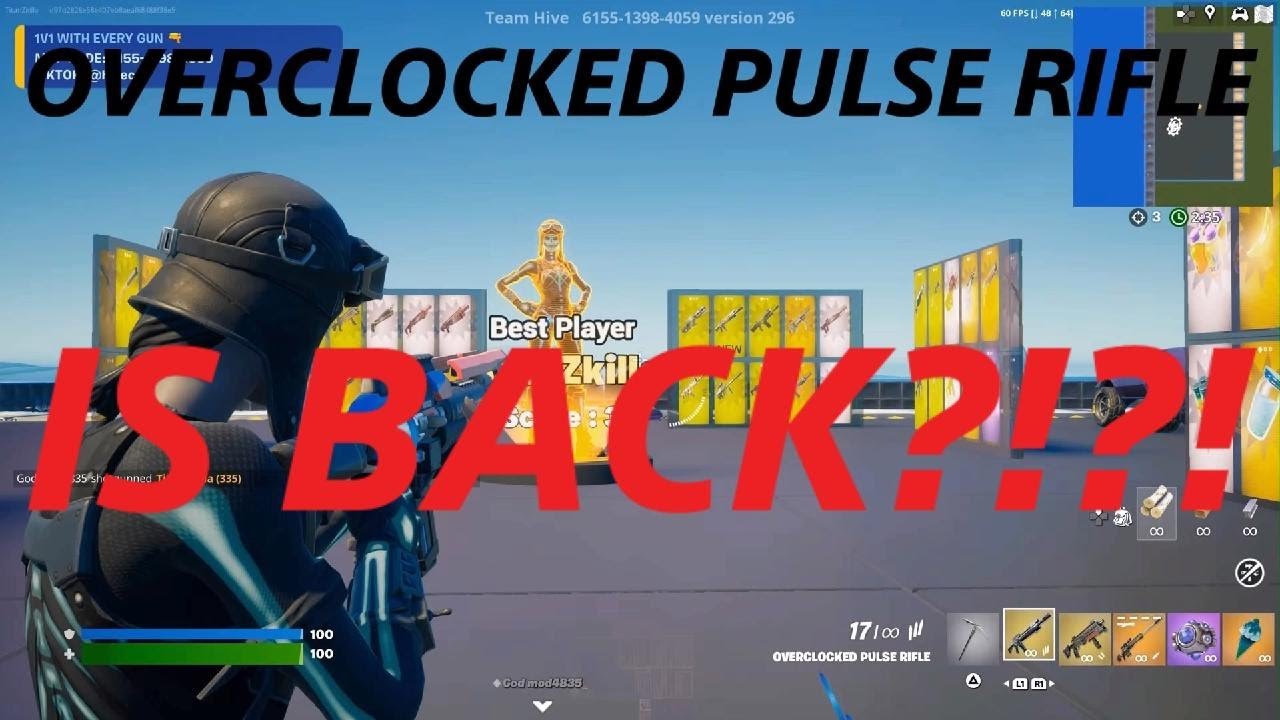 OVERCLOCKED PULSE RIFLE IS BACK - YouTube