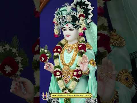 Ghanshyam Maharaj | ઘનશ્યામ મહારાજ | Daily Darshan | 07 Mar 2026 | Karelibaug, Vadodara