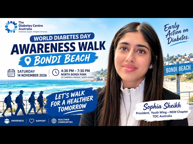 Let’s Walk Together for Diabetes Awareness! 🚶‍♀️