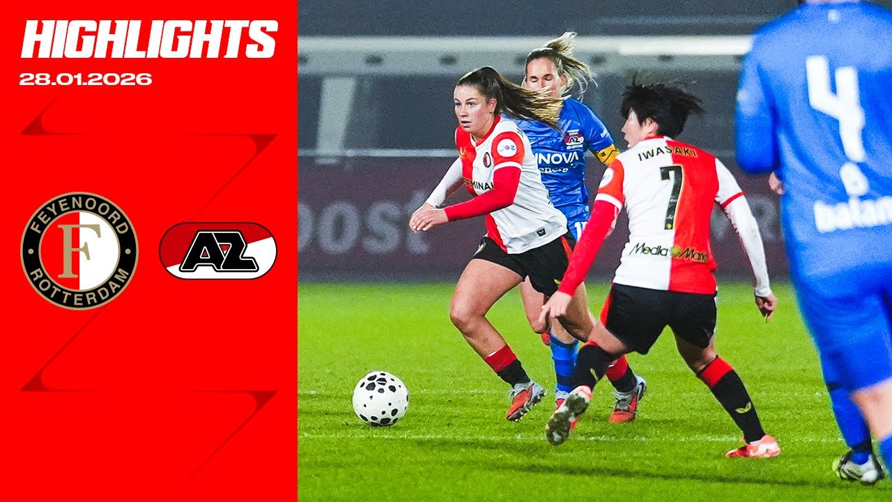 Highlights | Feyenoord V1 - AZ | Eurojackpot KNVB Beker 2025-2026