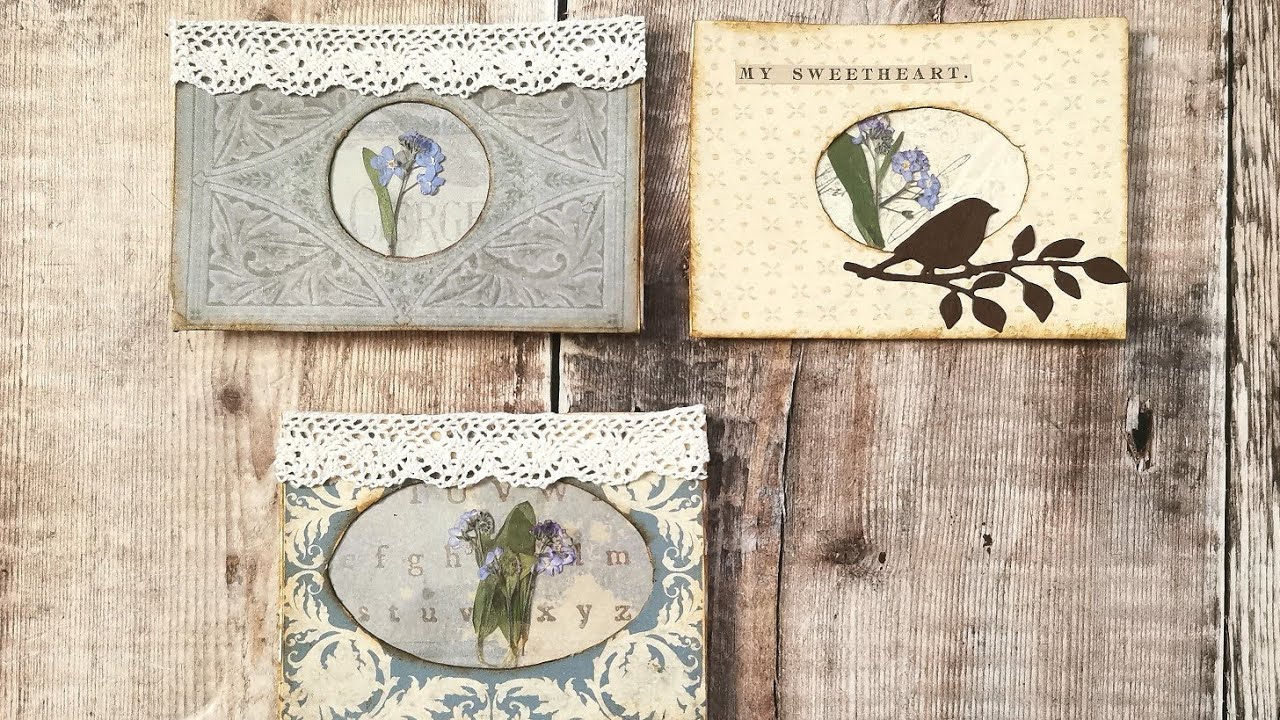 Framed Pressed Flower Pockets - Finish it Friday - Junk Journal