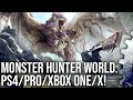 เทียบกันชัดๆกราฟิกในเกม Monster Hunter World บน PS4 และ XboxOne