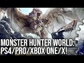 Monster Hunter World: PS4/PS4 Pro vs Xbox One/Xbox One X Comparison + Performance Test