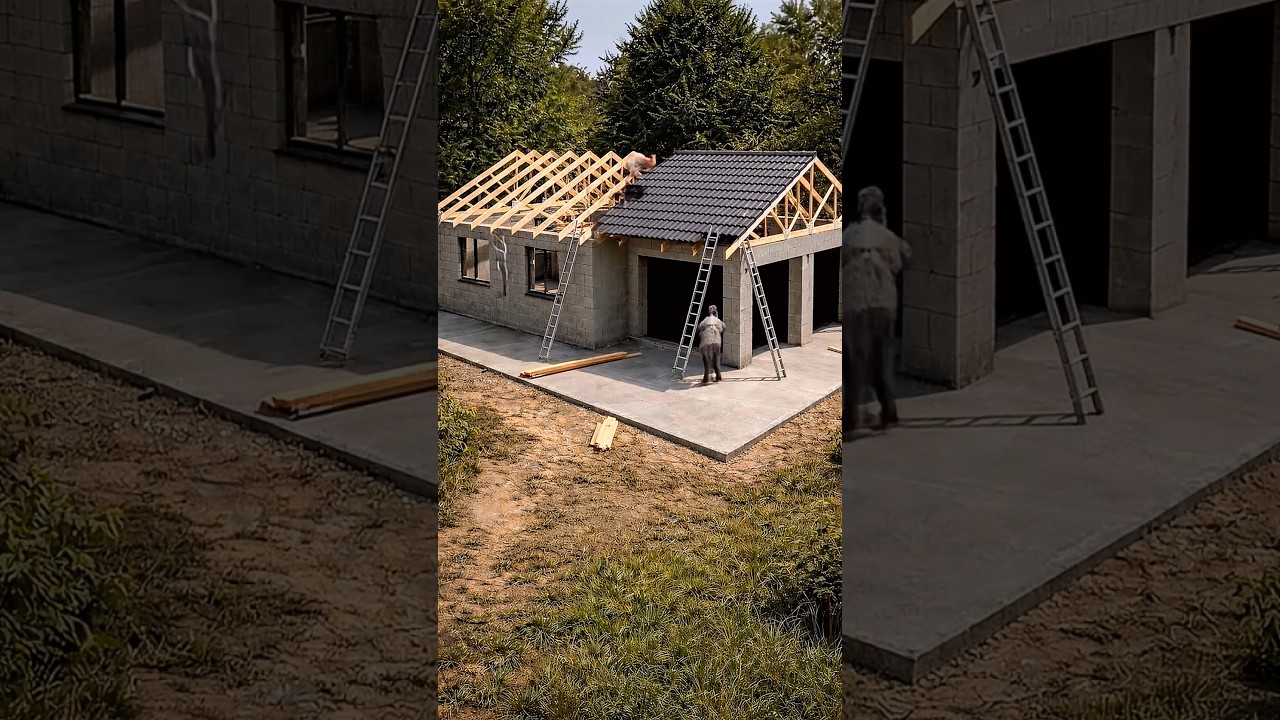 Modern Small House with Garage 🔥 | Smart Build 