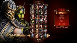 Mortal Kombat 9  Expert Tag Ladder (Cyrax & Scorpion/3 Rounds/No Losses)