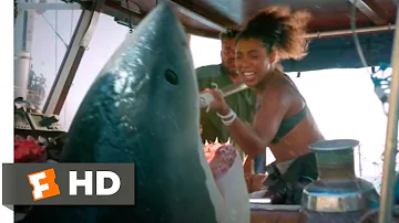6-Headed Shark Attack (2018) - Attacking the Boat Scene (9/10) | Movieclips