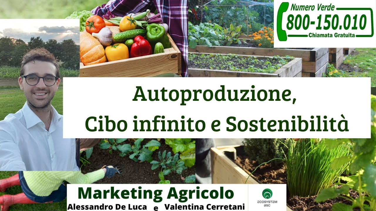 Autoproduzione, cibo infinito e sostenibilità - YouTube