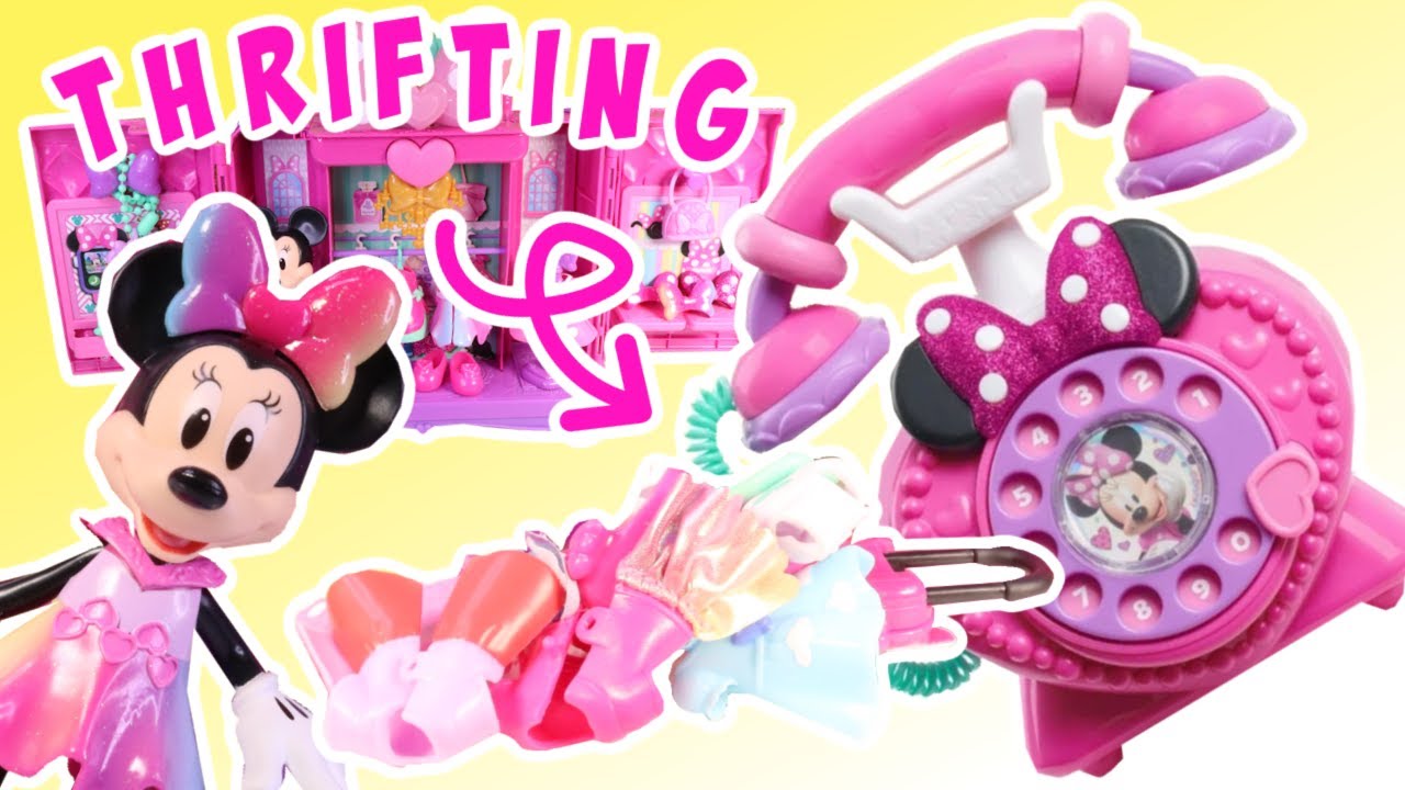 Téléphone Rotatif Minnie Mouse – Rose à Pois – Sons Et Lumières – Cadran Tournant – Dès 3 Ans – Disney Junior – Cadeau Fan Minnie