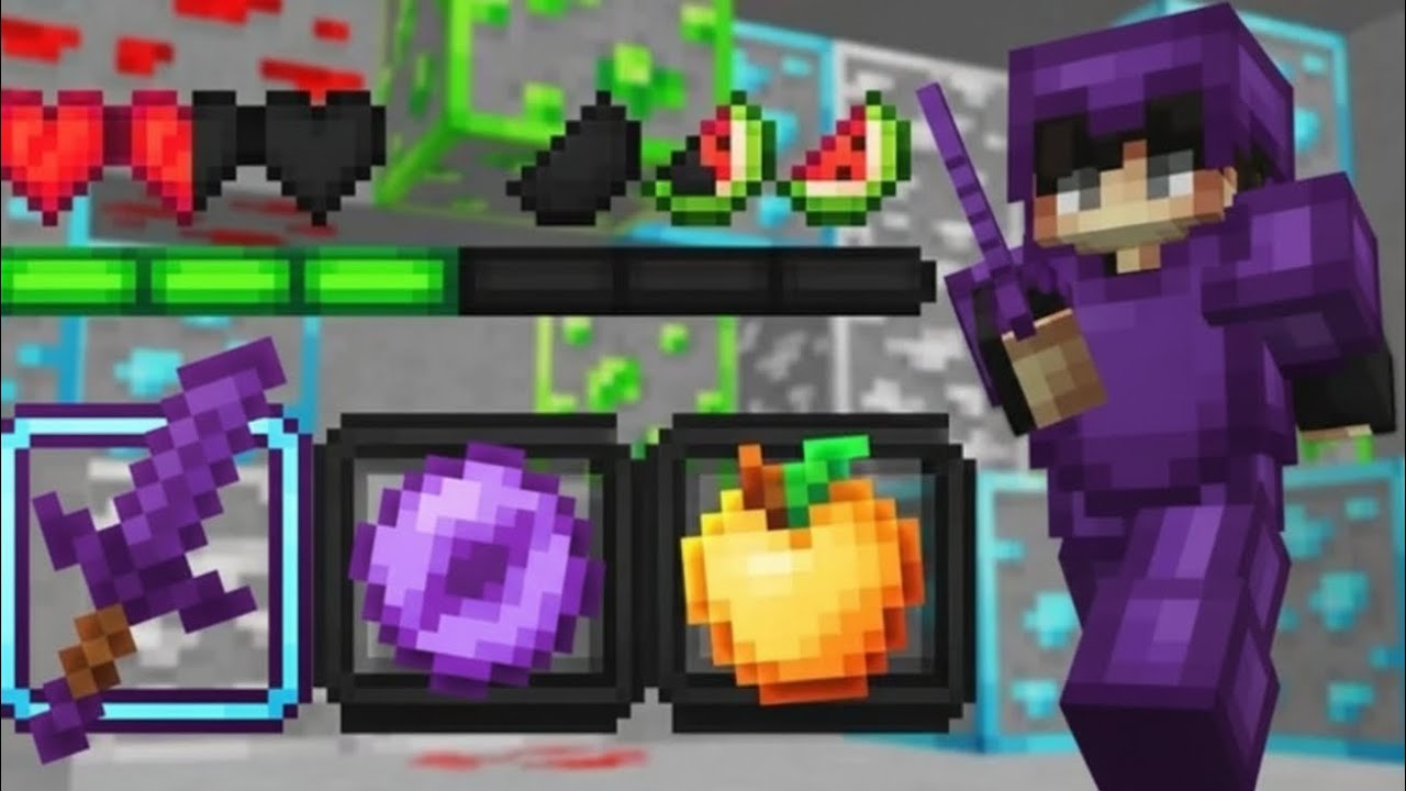 Purple texture pack [fps:456] [Smooth gameplay] @minecraft @DraggyG ...