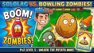 The Wall-Nut Bowling Challenge! | Plants vs. Zombies Level 1-5