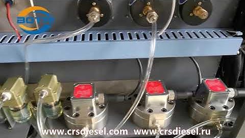 CRS708 4 channel common rail injector testing at same time