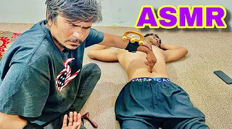 Ultimate ASMR Relaxation: Belly Button Massage, Oil Chest Massage & Armpit Tickle Tingles 🛁