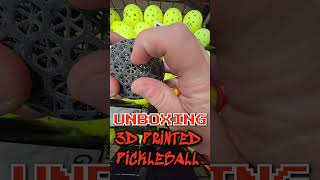 Unboxing 3D Printed Pickleball Initial Thoughts