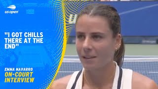 Emma Navarro On-Court Interview | 2024 US Open Round 3