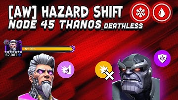 Mcoc Alliance War Node 45 Hazard Shift Deathless Thanos vs Bastion : Conflictor, AW Node 45 D.Thanos
