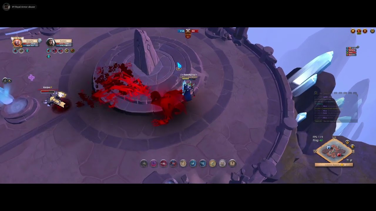 Crystal 5v5 lvl6 vs Karjen