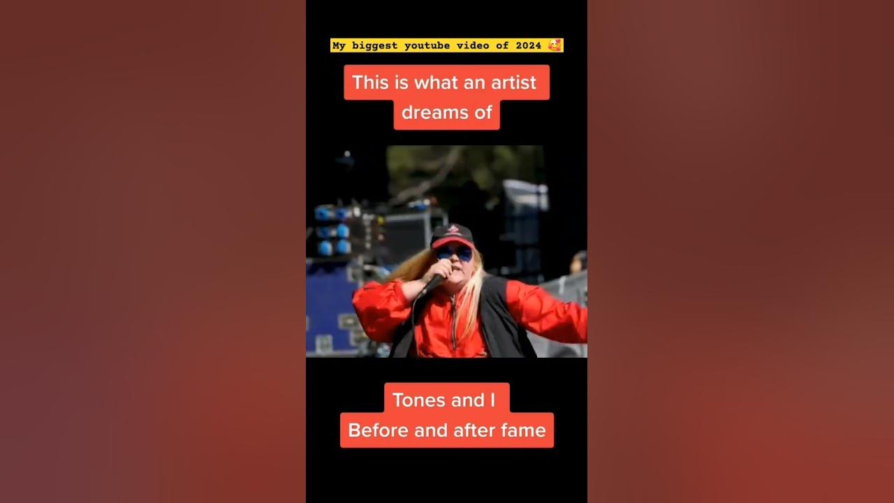 @tonesandi before and after fame edit (#shorts)