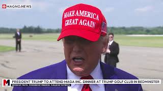 🇺🇸 President Trump in Bedminster, New Jersey for MAGA Inc. Dinner at his Golf Club [LIVE]