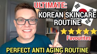 Ultimate KOREAN SKINCARE ROUTINE  Full Anti Aging Evening Routine