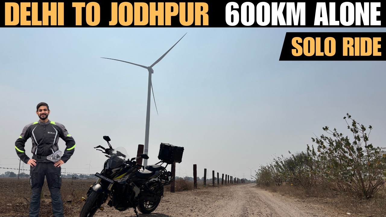 I Rode 600KM Alone to Rajasthan on My Bike | Delhi to Jodhpur | Pulsar NS400 Z