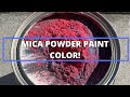 MICA POWDER PAINT PIGMENTS #shorts