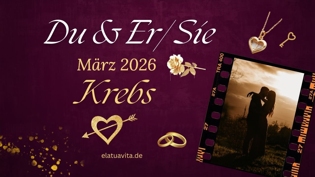 Krebs ♋ März 2026 ✨💖🍀 Auf dem richtigen Weg...