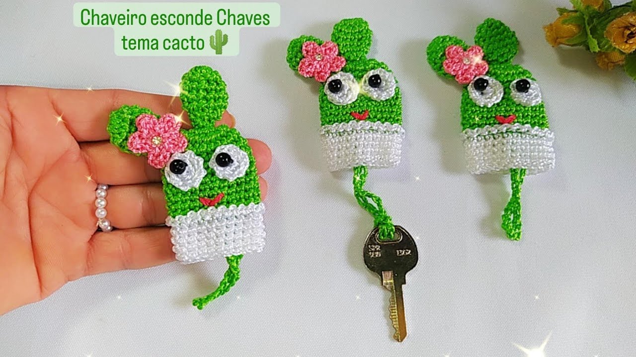 CHAVEIRO ESCONDE CHAVES TEMA (CACTO🌵)