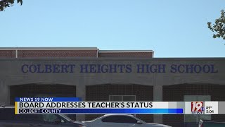 Colbert County School Board Addresses Teacher's Status | Oct. 1, 2026 | News 19 at 5:00