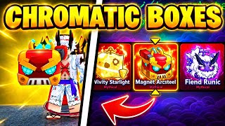 Getting ALL NEW SKINS With 10 Chromatic Boxes ONLY !!! - Blox Fruits Update 30
