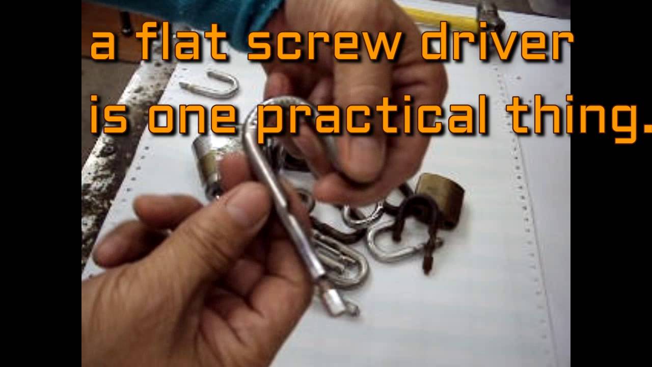 HOW TO MAKE USE OF BROKEN PADLOCK SHACKLE. YouTube