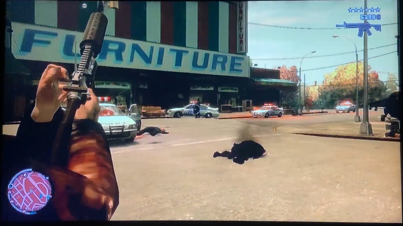 GTA TLAD - Italian Mafia Convoy Assault and Airport Shootout + 6 Star Escape