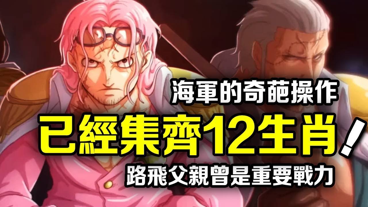 海賊王：海軍12生肖集齊了！全是核心戰力，多拉格的代號名為橙龍【動畫剪刀手】