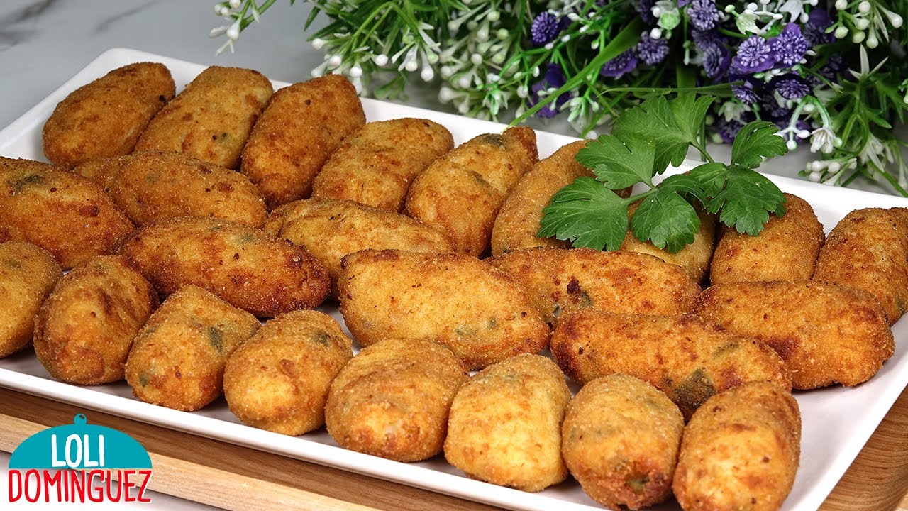 CROQUETAS CREMOSAS DE CALABACÍN Y ATÚN, fáciles y deliciosas. A quién no le gusta las croquetas