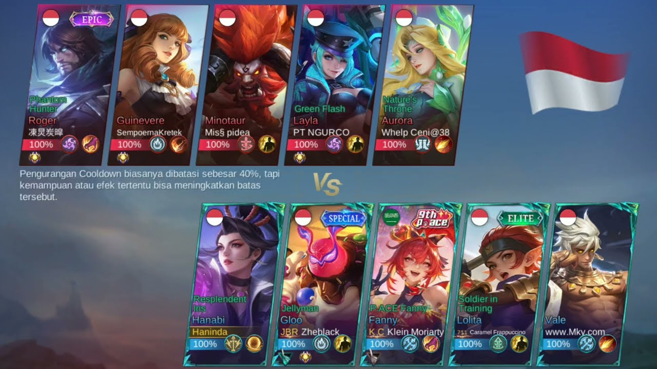 PUSH RANK || EPICK IV BINTANG 5 || MOBILE LEGENDS BANG-BANG