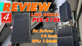 siu Phm Review Loa Line Array 4acoustic Pcs210l  High Performance
