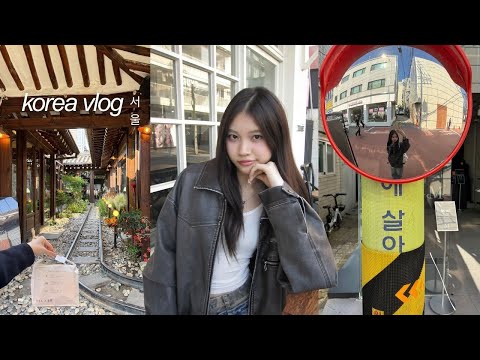 korea vlog ౨ৎ autumm in seoul, street food, cute cafes, shopping, seongsu, bukchon hanok village