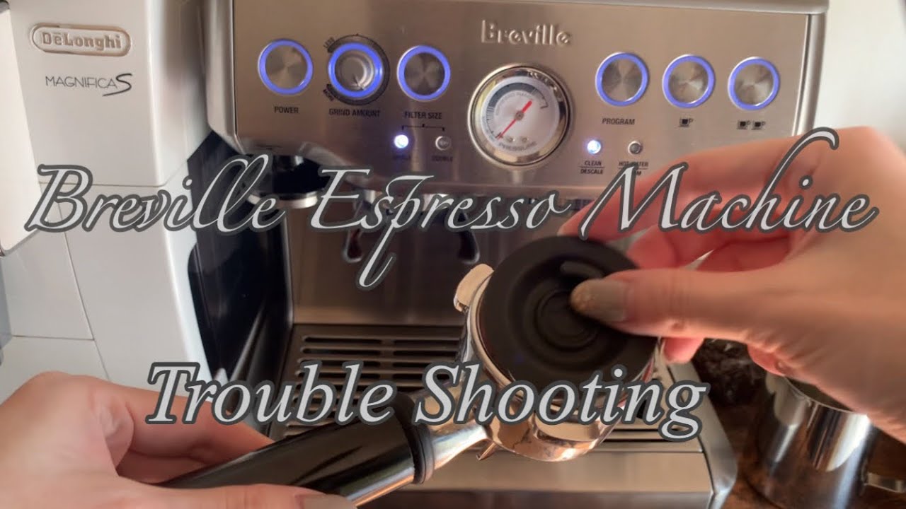 ブレビルエスプレッソマシン 点滅時のトラブルシューティング