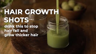 PART 2  stop hair fall and darken grey hair with 3 ingredients hair growth shots and mask